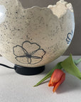 Lampe Cœur de fleur orange 3 en 1