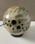 vue d'ensemble lampe réalisée à la main saturne