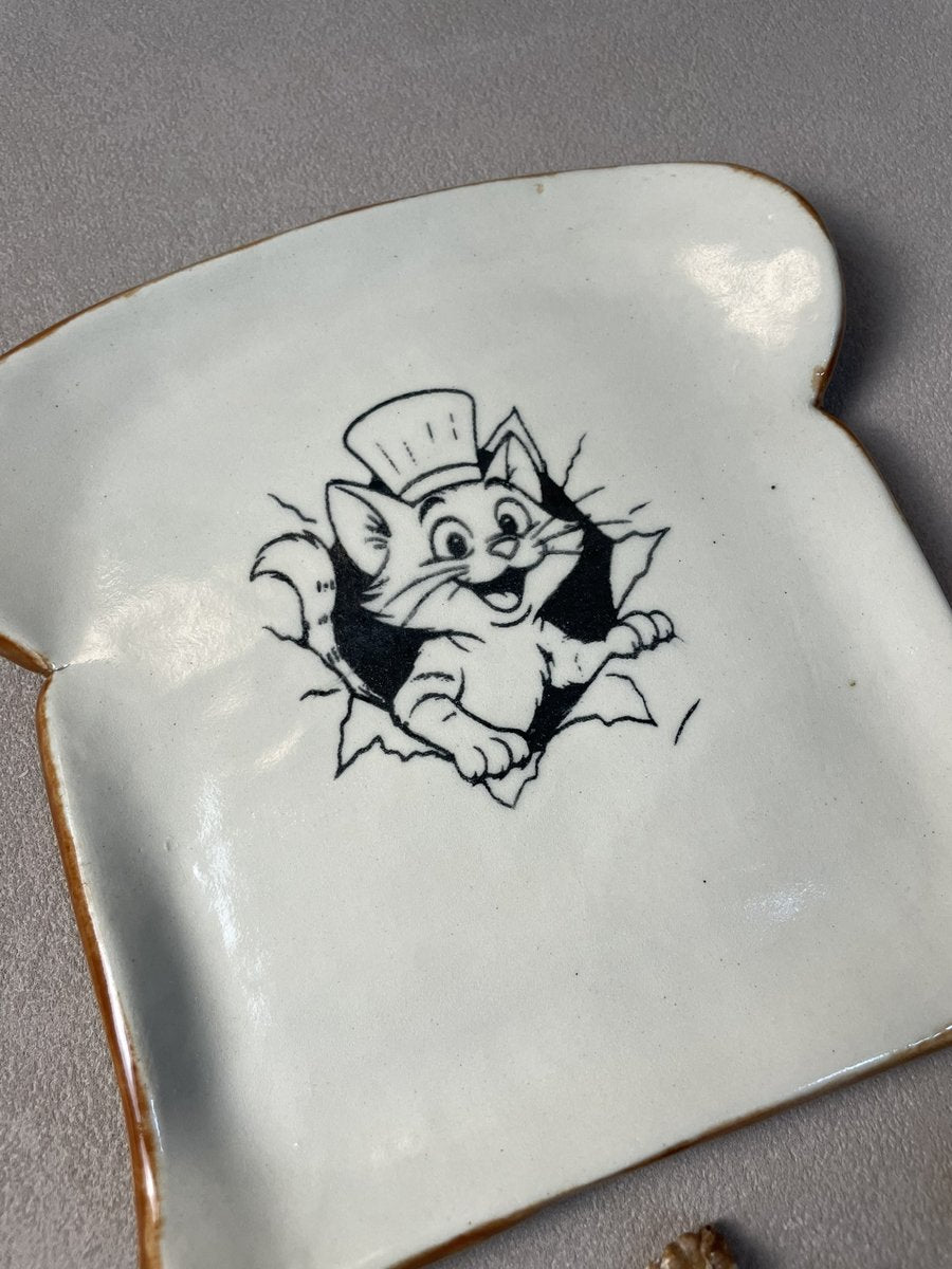 vue sur le dessin assiette tartine chatrop bon