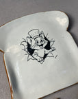 vue sur le dessin assiette tartine chatrop bon