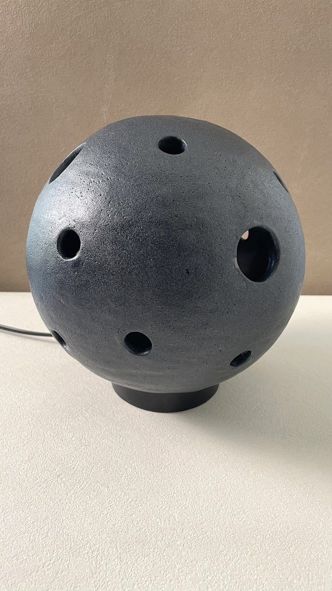 vue d'ensemble lampe effet granit