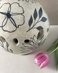 Lampe sérigraphiée printemps