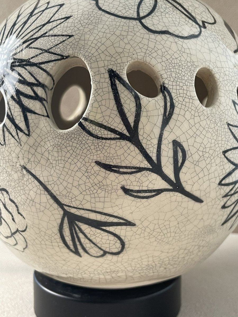 Lampe sérigraphiée printemps