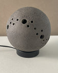 Lampe volcanique, taupe