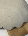arrière beige de la petite coupelle