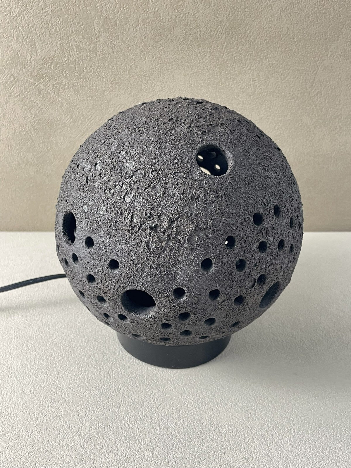 lampe volcanique avec effet lave