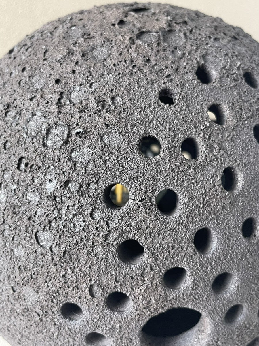 lampe volcanique gros plan