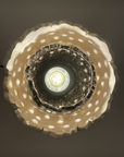 Lampe fleur vue de haut
