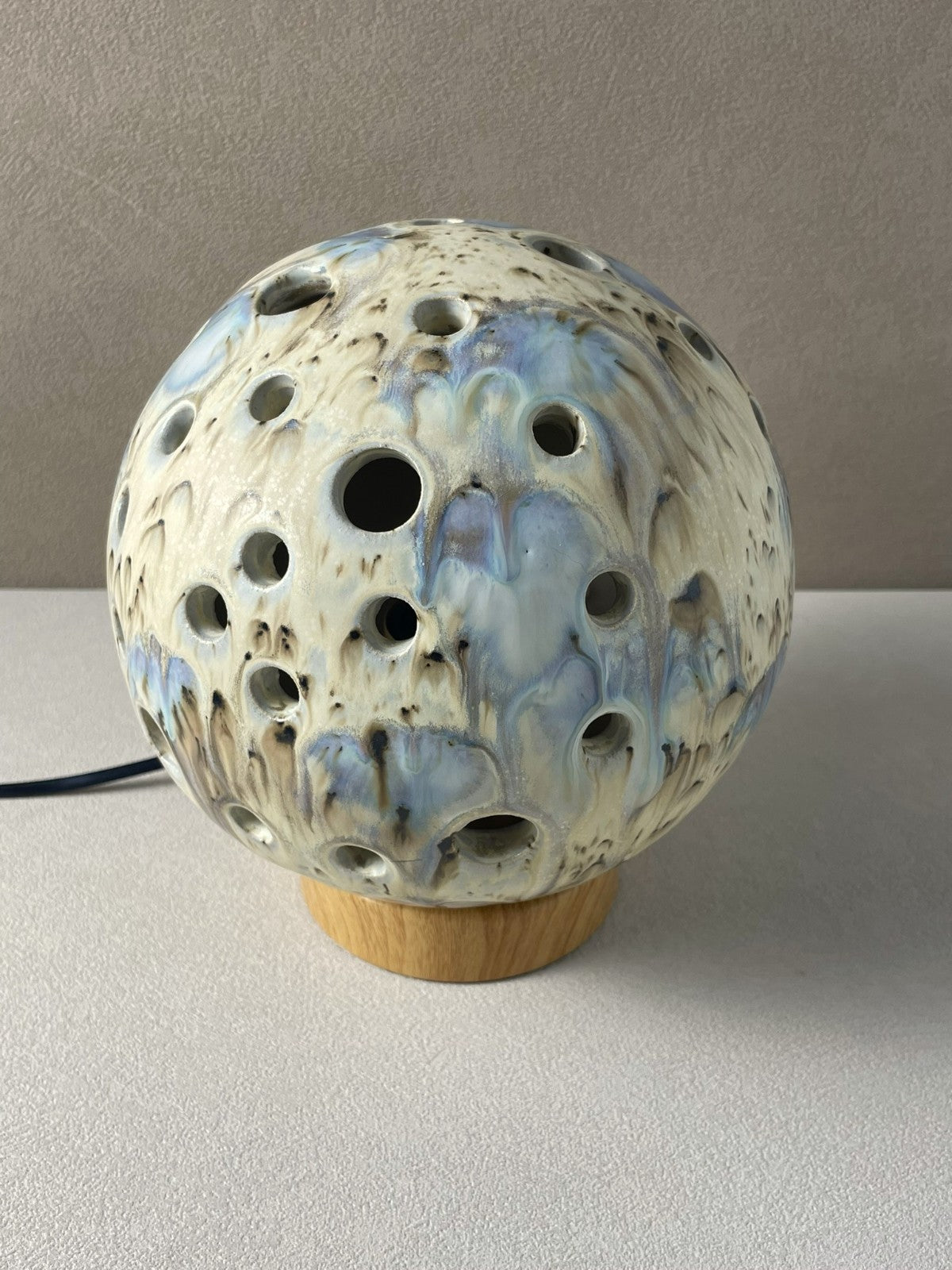 lampe boule collection terre d'ardenne